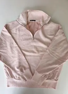 ZARA ハーフジップトレーナーコットン混紡