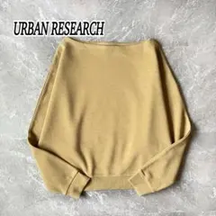 アーバンリサーチ ドルマントップス プルオーバー 長袖 体型カバー ボートネック