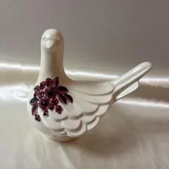 Rosa Ljung 陶器 リス 置物 花柄 スウェーデン - メルカリ