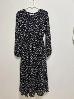 ナチュラルビューティーベーシック長袖ワンピース