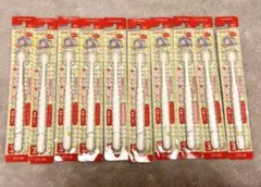 POPOTAN(ぽぽたん)360度毛ベビー用歯ブラシ 10本セット（ホワイト）
