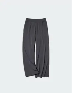 UNIQLO ウォームフリースストレートパンツ/丈長め　M