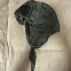 military 89年製　アメリカ軍　フライトキャップ　パイロットキャップ