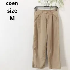 ♡coen♡コーエン ワイドパンツ カジュアルパンツ リネン混