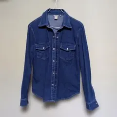 90s OLD J.CREW ストレッチ デニム シャツ ジャケット サイズ2のサムネイル
