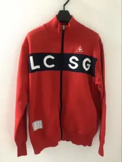 le coq sportif 赤 ジップアップジャージ Lサイズ
