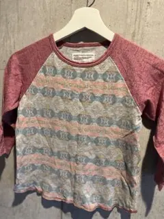 美品‼️☆MARKEY'S ラグラン長袖Tシャツ ネイティブ柄　120☆のサムネイル
