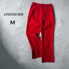 ローリーズファーム スラックスパンツ サイドスリット入り センタープレス M