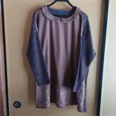 drug stores 襟付きブラウンチュニック