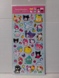 【正規品】サンリオ ラメ入り樹脂もりシール MXシンプルかわいい！