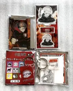 呪術廻戦 虎杖 アクリルキーホルダー チャーム アクリルスタンド カード