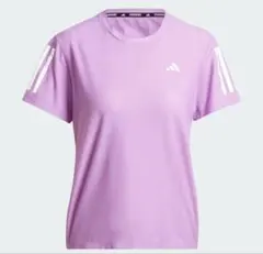 adidas オウン ザ ラン 半袖Tシャツ　Preloved Purple
