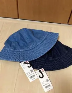 ユニクロ　UVカットデニムメトロハット 新品 2個セット