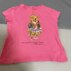 RALPH LAUREN ポロベア Tシャツ ピンク　80センチ