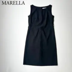美品　MARELLA マレーラ　ドレス　ノースリーブワンピース　ブラック　38のサムネイル