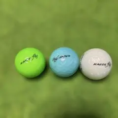 KAEDE fly ゴルフボール 3個 アソートカラー