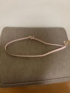 ピンクレザーショルダーストラップ