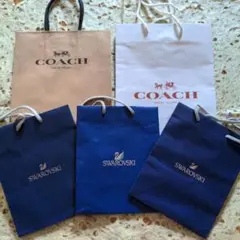 ★コーチ、スワロフスキー★袋　ショッパー　5点セット！！