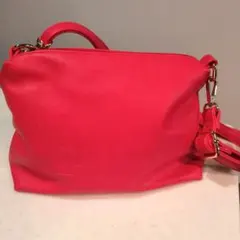 FIRANO 赤 ショルダーバッグ　新品未使用品