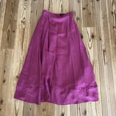 UNITED ARROWS ピンク フレアスカート 36