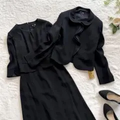 新品✨東京イギン 匠の黒 高級礼服 ブラックフォーマル ワンピーススーツ 11L