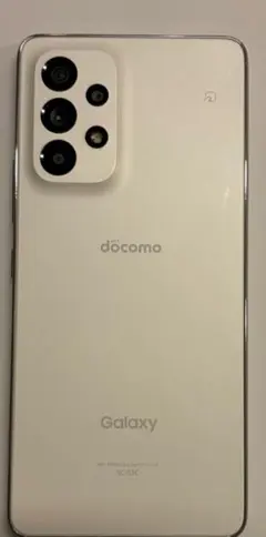 GalaxyA53 5G オーサムホワイト 本体 ブルーケース ガラスフィルム付