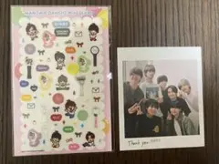なにわ男子 ND5 ミニステッカー シール ＋チェキ付き