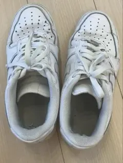 【訳あり・送料込】NIKE AIR FORCE 1 ホワイト スニーカー(N2)