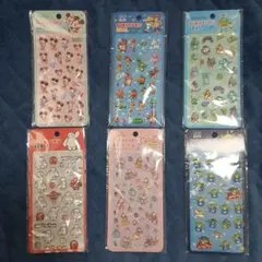 6種セット　正規品　新品　ディズニー　ぷくぷくシール　PUKUPUKU　プクプク