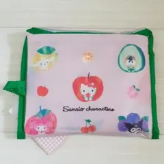 サンリオキャラクターズ エコバッグ フルーツ柄 sanrio サンリオ しまむら