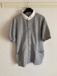 チャムス　スウェット　ハリケーントップ　半袖　グレー　XL