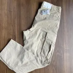 【新品】ユニクロ　カーゴパンツ　ベージュ　Sサイズ