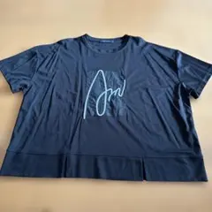 Bou Jeloud ロゴ刺繍 半袖Tシャツ 黒のサムネイル