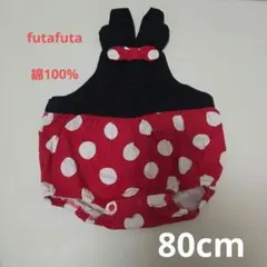 【美品】ロンパース 80cm ディズニー なりきり コスチューム ベビー ミニー