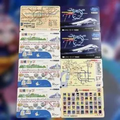 SFメトロJスルー スルッとKANSAIカード 鉄道沿線マップ 8枚セット