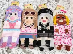 セリアあしもとさん家ソックス４足セットのサムネイル