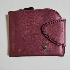 PELLE BORSA（ペレボルサ）メタリックピンクパープルのレザーのサムネイル