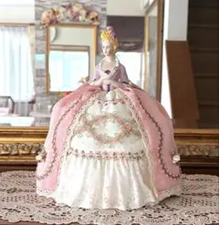 チャイナドール ティーコゼ ハーフドール レトロなお茶帽子