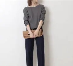 スローブイエナ　長袖Tシャツ グレー
