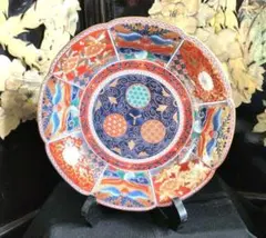 ◉セール！新品 前畑陶器 庫山窯 金彩 色絵手まり 中鉢 美濃焼 手毬 大