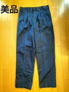 【美品】SANAI 作業ズボン　ツータックパンツ　ネイビー　 パンツ　79