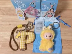 【正規品】POPMART ラブブ ぬいぐるみイニシャル Pセット♡
