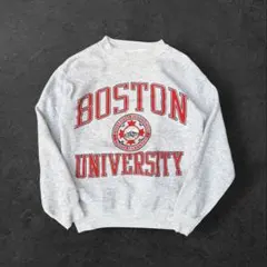 【希少】USA製 90s DISCUS ボストン大学 カレッジスウェット 古着のサムネイル