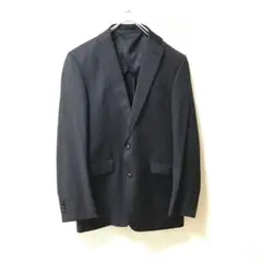 【JOHN PEARSE】　黒のストライプテーラードジャケット AB7 日本製