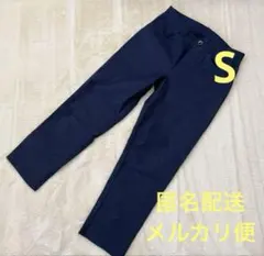 レディース　ボトムス　デニム風　カジュアルパンツ　総ゴム　ストレッチ　S