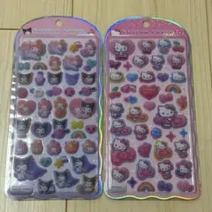 コットンパフィー シール ハローキティ マイメロ クロミ