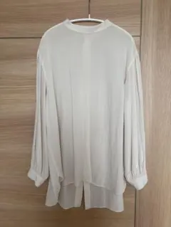 ⭐︎BEARDSLEY シアー感袖フリルTシャツ（アイボリー） - メルカリ