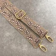 1.インド刺繍ショルダーストラップ　スマホショルダー