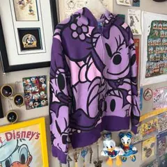 古着 USED ミニー＆デイジー パーカー S ディズニーコーデ インパ服