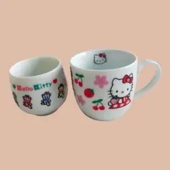 ハローキティ Hello Kitty マグカップ 湯呑み セット サンリオのサムネイル